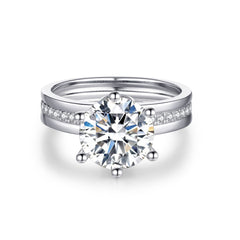 【#16】（Wish）925 Sterling Silver Moissanite rings