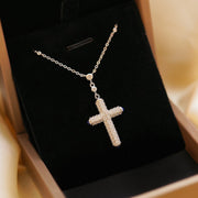 【#09 Aug.】（Pray)925 Sterling Silver Moissanite necklace