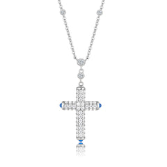 【#54 GZ】（Pray)925 Sterling Silver Moissanite necklace