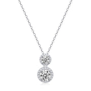 【#13 Aug.】(Corona Necklace)925 Sterling Silver Moissanite necklace