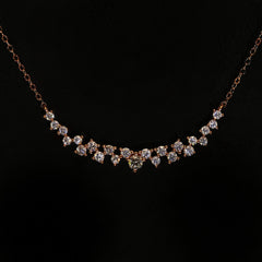 【#16 Aug.】(River)925 Sterling Silver Moissanite necklace