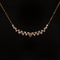 【#16 Aug.】(River)925 Sterling Silver Moissanite necklace