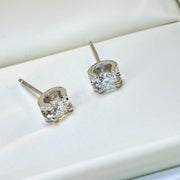 【#20.】(Vien earrings)925 Sterling Silver Moissanite rings