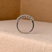 【#05 GZ.】（7 Princess）925 Sterling Silver Moissanite rings
