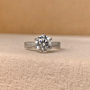 【#13】（Queen）925 Sterling Silver Moissanite rings