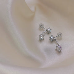【#10】（Mossan earrings）925 Sterling Silver Moissanite earrings