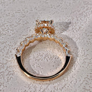 【#34】(Cherry)925 Sterling Silver Moissanite rings